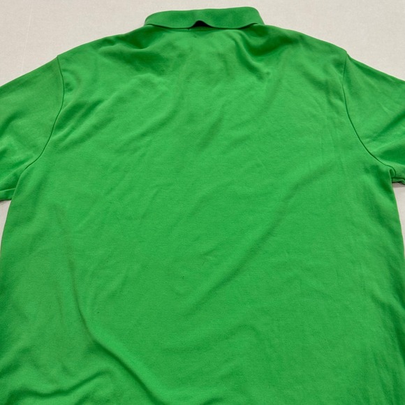 Polo Ralph Lauren Custom Fit Polo Shirt Mens Large L Green Purple Logo - Picture 6 of 9